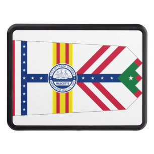 Tampa city flag hitch cover