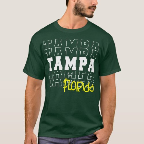 Tampa city Florida Tampa FL T_Shirt