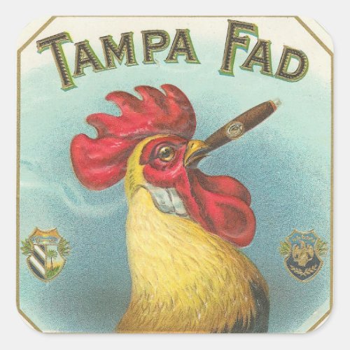 Tampa Fad Square Sticker