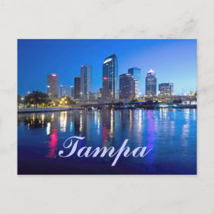 Tampa, Florida at dawn Postcard