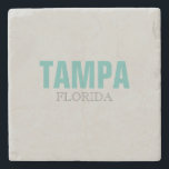 Tampa Florida Beach Style Stone Coaster<br><div class="desc">Enjoy our Tampa,  Florida beach style coasters.</div>