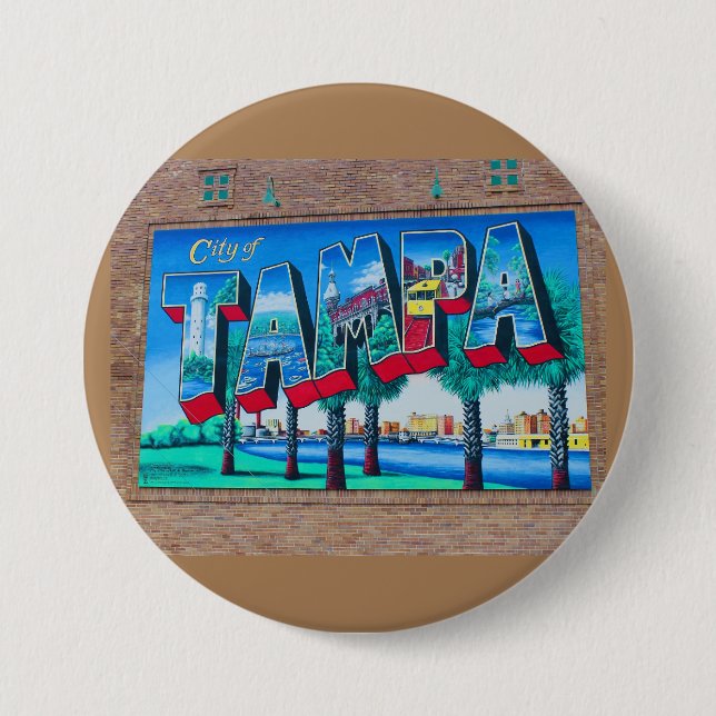  Tampa, Florida Button (Front)