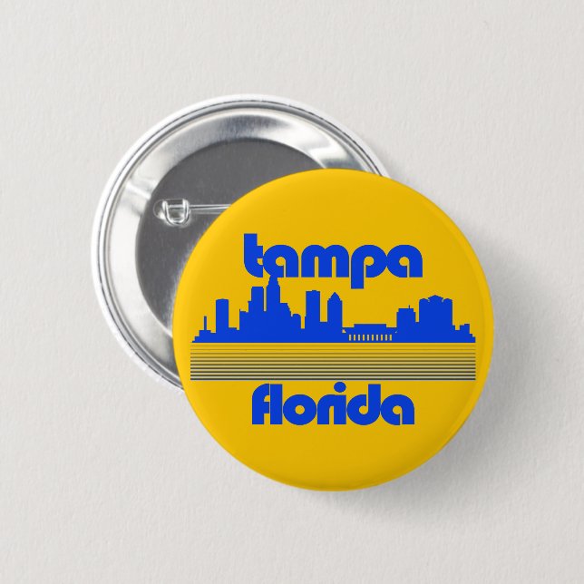 Tampa Florida Button (Front & Back)