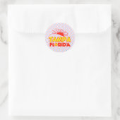 Tampa, Florida Classic Round Sticker (Bag)