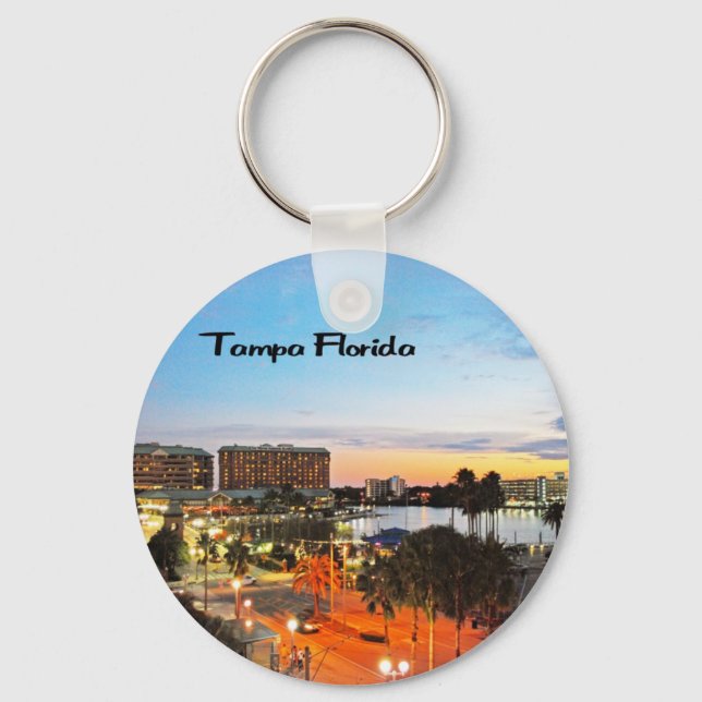 Tampa Florida Keychain (Front)