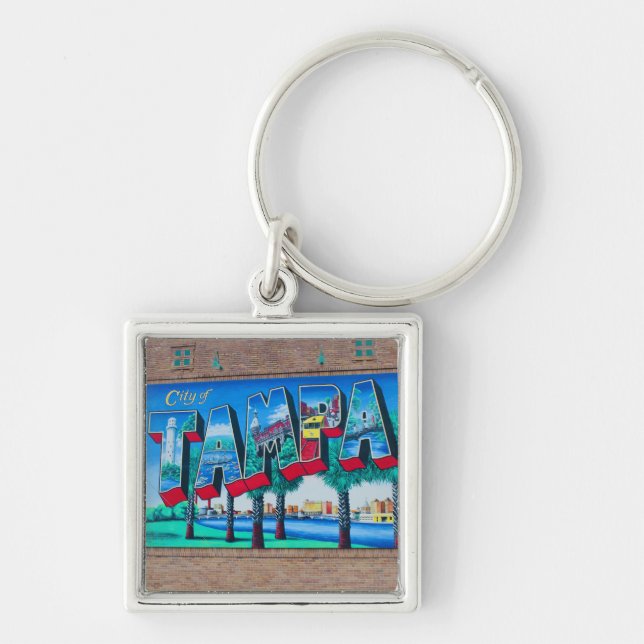 Tampa,Florida Keychain (Front)