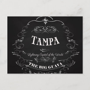Tampa. Florida - Lightning Capital of the World Postcard