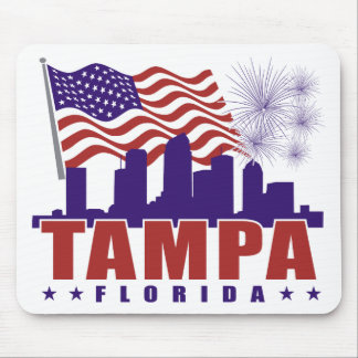 Tampa Florida Patriotic Mousepad