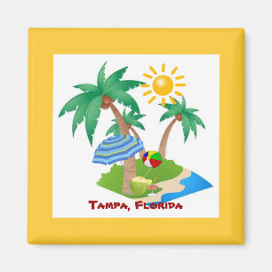 Tampa, Florida refrigerator magnet template