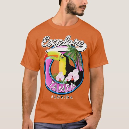 Tampa florida retro logo T_Shirt