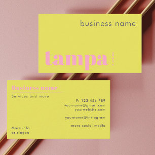 Tampa Florida shop company Business Card