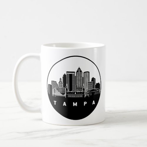 Tampa Florida Skyline Coffee Mug