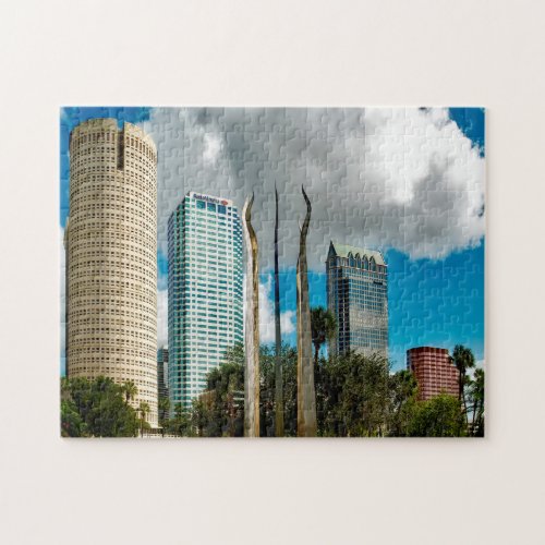 Tampa Florida Skyline Jigsaw Puzzle