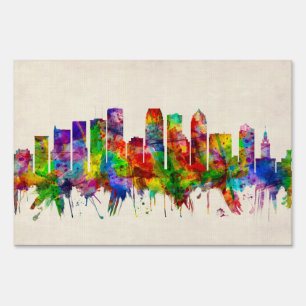 Tampa Florida Skyline Sign