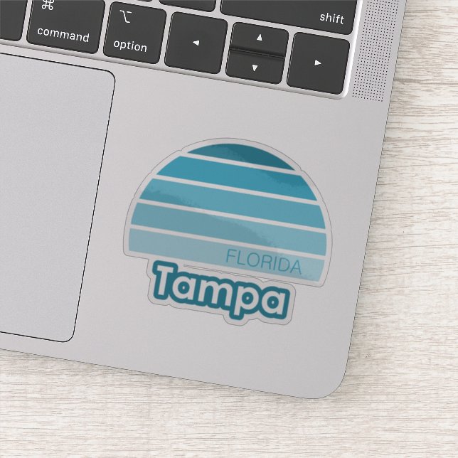 Tampa Florida Sticker (Detail)