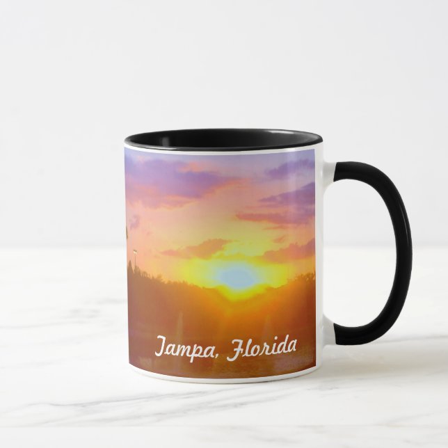 Tampa Florida Sunset mug (Right)