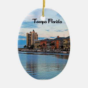 Tampa Florida Waterfront Ceramic Ornament