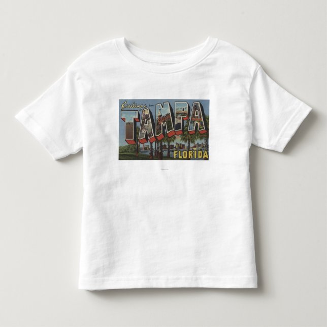 Tampa, FloridaLarge Letter ScenesTampa, FL Toddler T-shirt (Front)