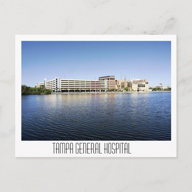 Tampa General Hospital Postcard (Front)