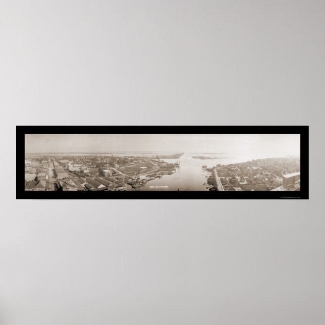 Tampa Harbor, FL Huge Photo 1914 Poster (Front)