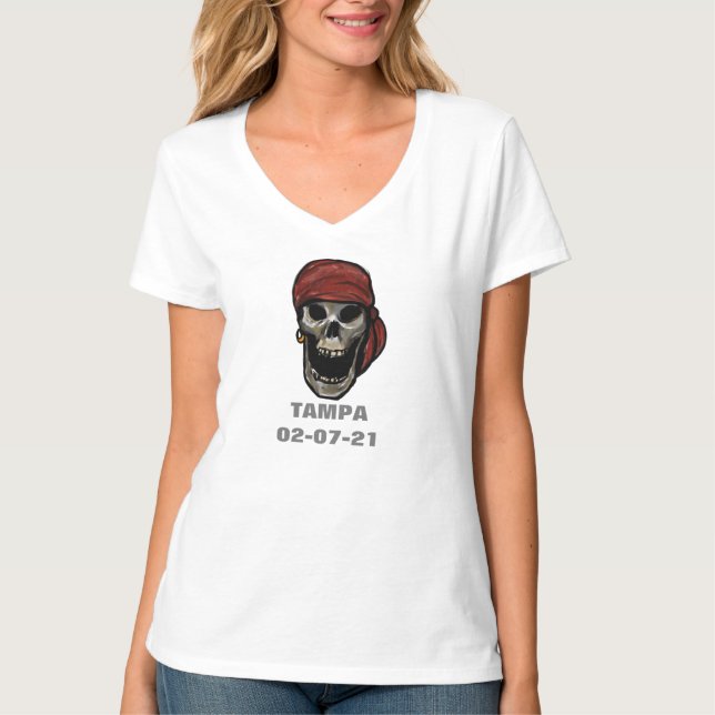 TAMPA SKULL T-Shirt (Front)