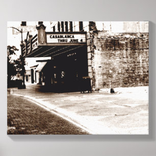 Tampa Theater showing Casablanca Canvas Photo Tile