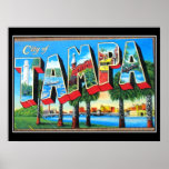 Tampa Vintage Poster City Of Tampa at Zazzle