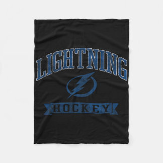 Tampa Y Lightning Vintage Hockey Gray Officially L Fleece Blanket