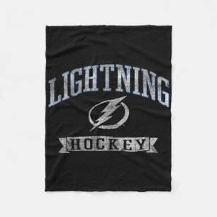 Tampa Y Lightning Vintage Hockey Officially Licens Fleece Blanket