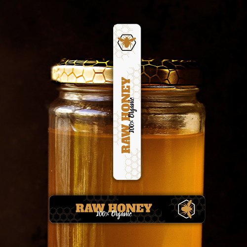 Tamper_Proof Modern Honey Product Label Packaging