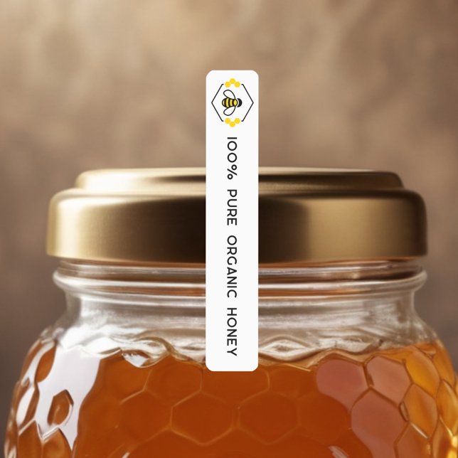 Tamper-proof Seal With Logo Honey Jar Security Lid Labels (Creator Uploaded)