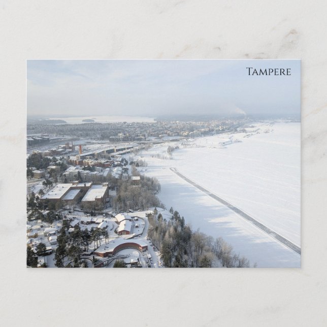 Tampere in Winter Postcard (Front)