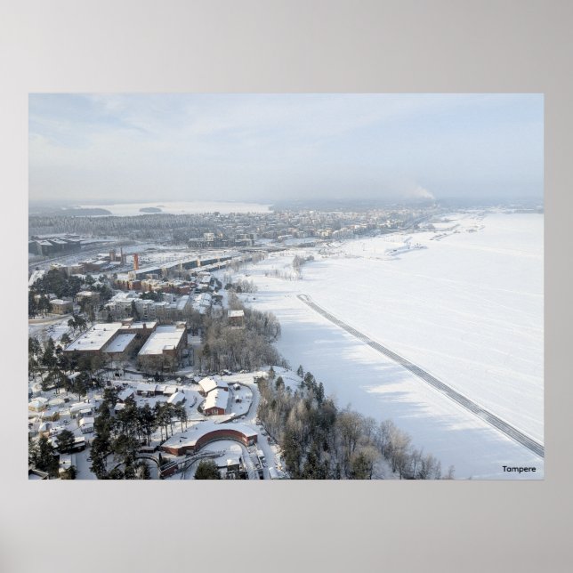 Tampere in Winter Poster (Front)