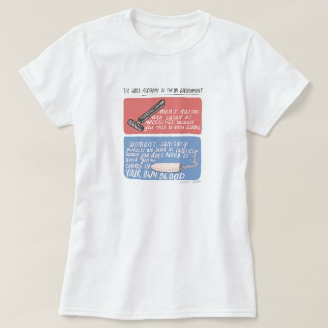 Tampon Tax T-Shirt (Design Front)