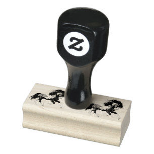 tampons encreur cheval rubber stamp