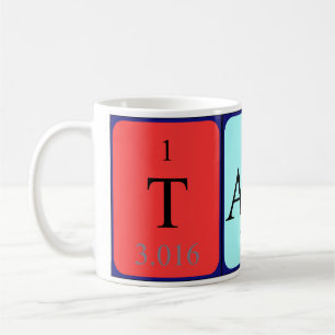 Tamra periodic table name mug