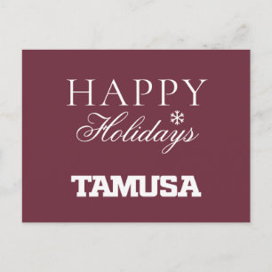 TAMUSA HOLIDAY POSTCARD