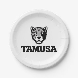 TAMUSA Jaguars Paper Plates