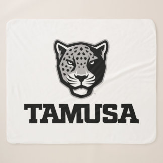 TAMUSA Jaguars Sherpa Blanket