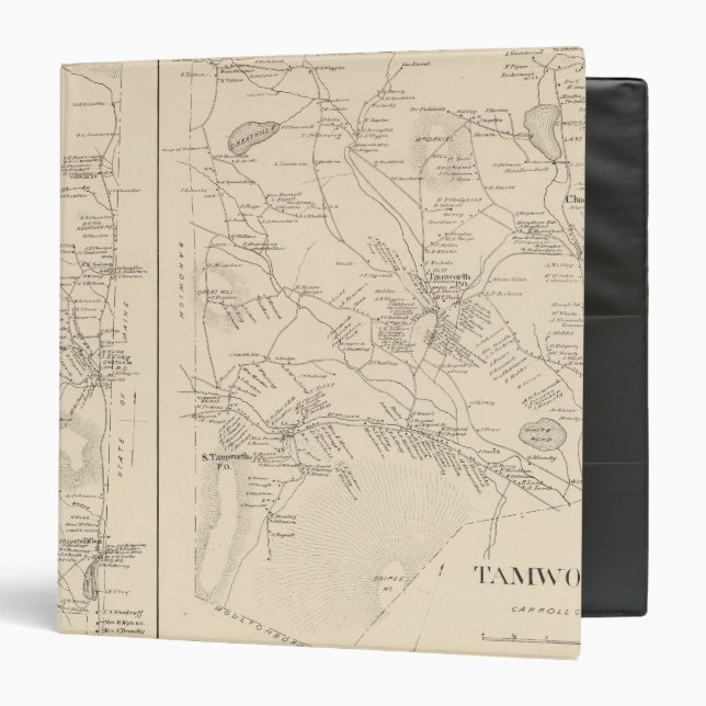 Tamworth, Carroll Co 3 Ring Binder (Front/Inside)