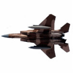 Tan Aggressor F-15 Eagle Statuette<br><div class="desc">This F15 Eagle Aggressor Photo Sculpture was created from the start to look perfect as a wall mounted 2ft x 3ft stunner! If you love military aircraft or know someone that does,  this is a must have!</div>