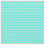 [ Thumbnail: Tan and Aqua Lined/Striped Pattern Fabric ]