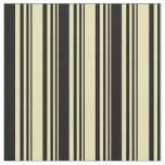 [ Thumbnail: Tan and Black Colored Pattern Fabric ]