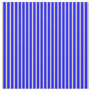 Tan and Blue Stripes Pattern Fabric