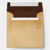 Tan and Brown Aged Paper Look Envelope for 5x7's (Back (Bottom))