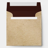 Tan and Brown FAUX Aged Paper Envelope for 5x7's (Back (Bottom))