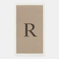 Monogrammed paper best sale guest towels
