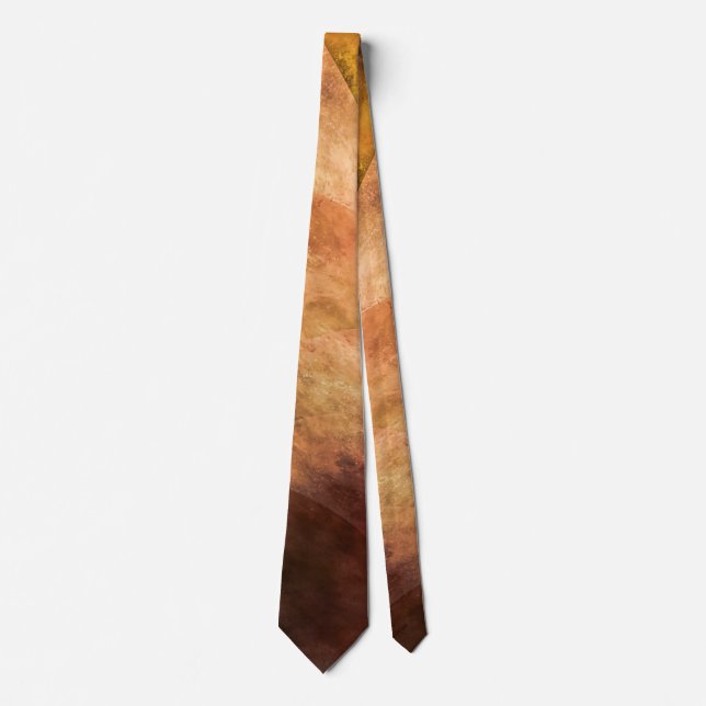 Tan and Brown Ombre Neck Tie (Front)