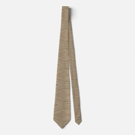 Tan And Brown Pattern Tie