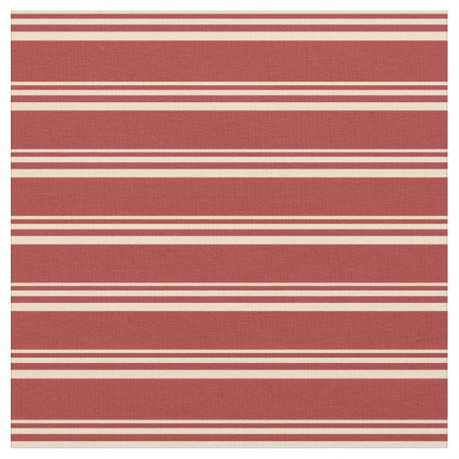 Tan and Brown Stripes Fabric